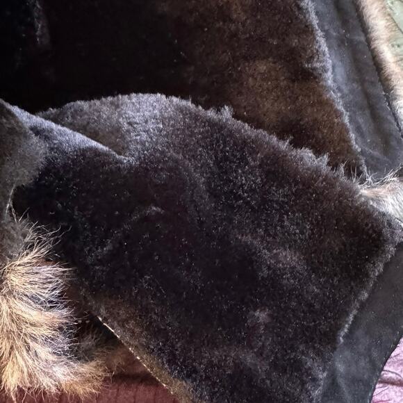 Comfy Moda Canada Black Suede water Resistant Insulated Tall Boots Womens 9 EUC - Picture 10 of 12